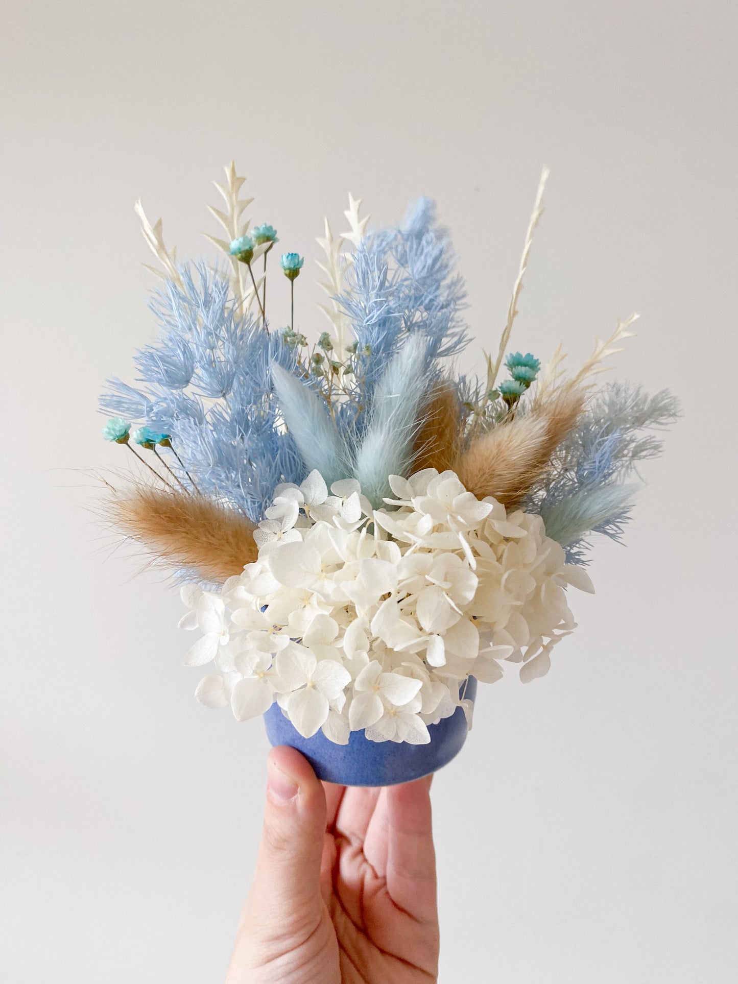 Blue everlasting pot - small