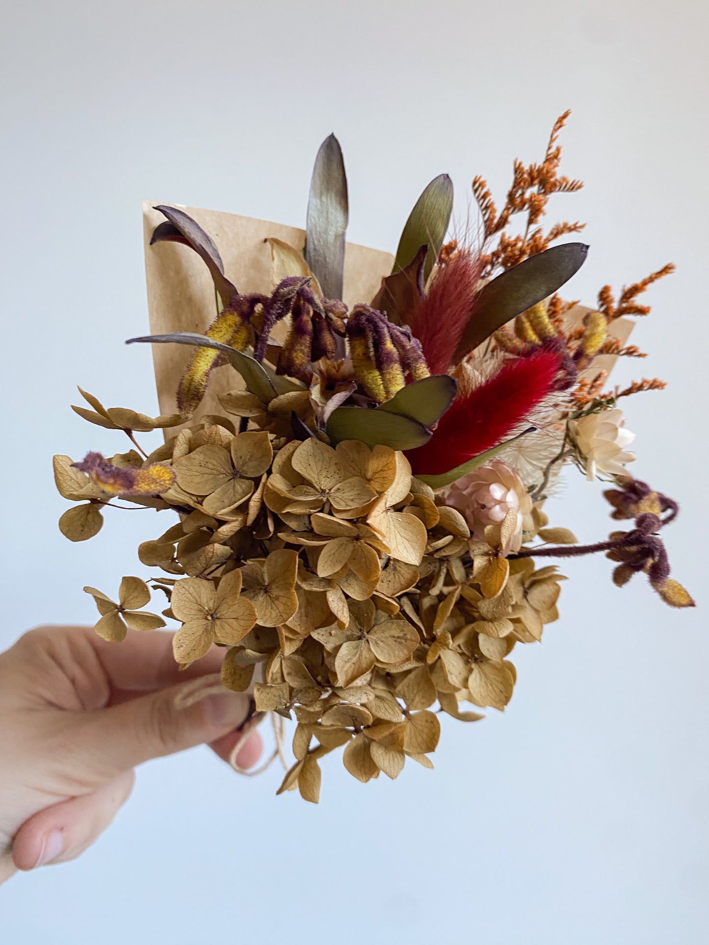 Dried mini posy - native #3