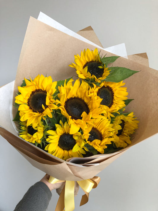 Bunch of sunflowers