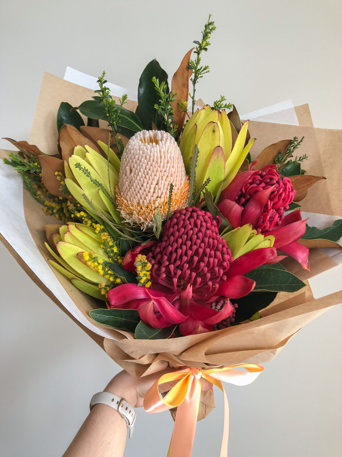 Florists choice arrangement - native