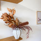 Neutral dried vase - large