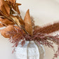 Neutral dried vase - large