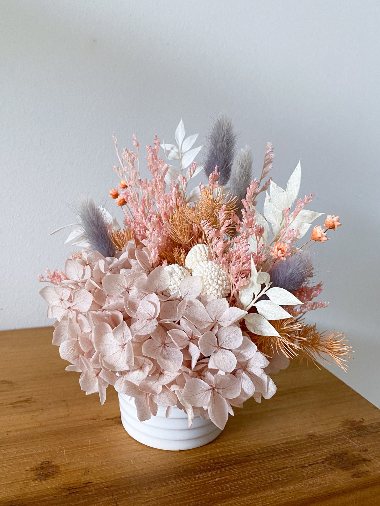 Pink and purple everlasting pot - small