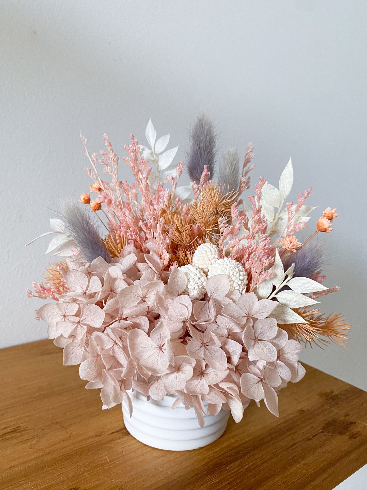 Pink and purple everlasting pot - small