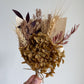 Dried mini posy - tans #2