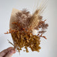 Dried mini posy - tans #1