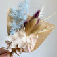 Dried mini posy - cool tones
