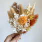 Dried mini posy - neutrals