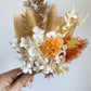 Dried mini posy - neutrals