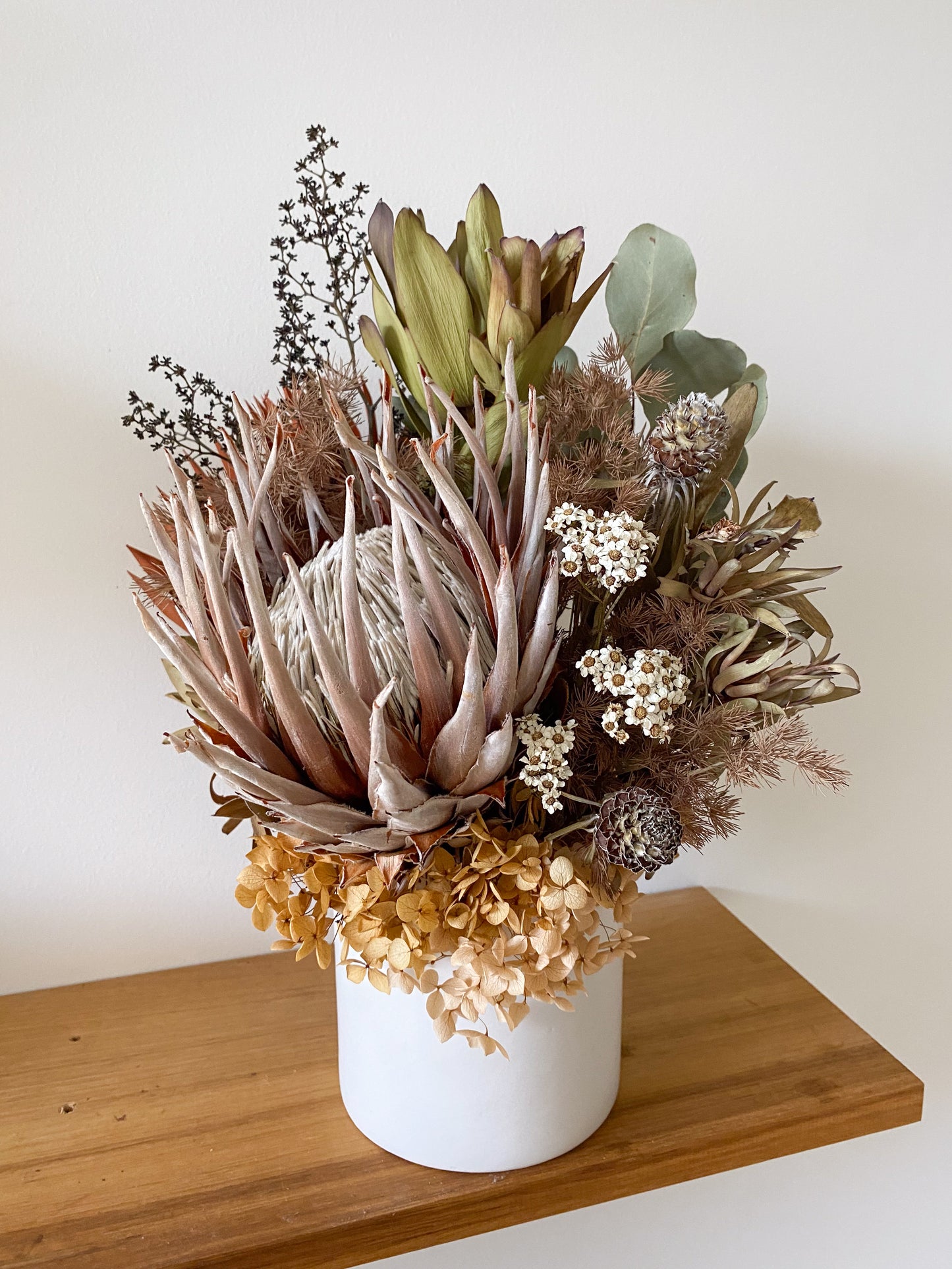 Large native potted arrangement