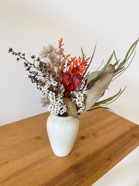 Small native vase arrangement