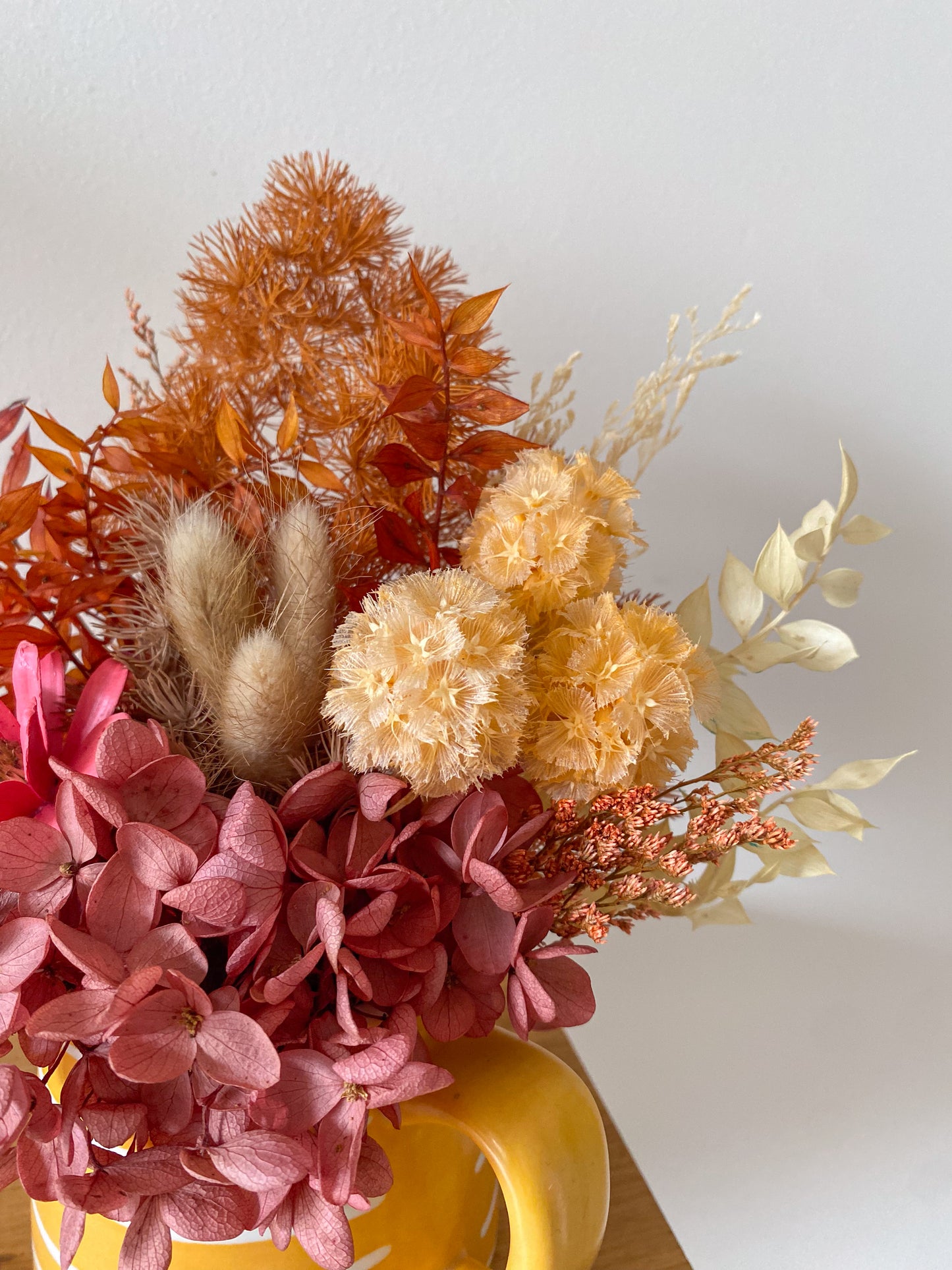 Orange everlasting pot - medium