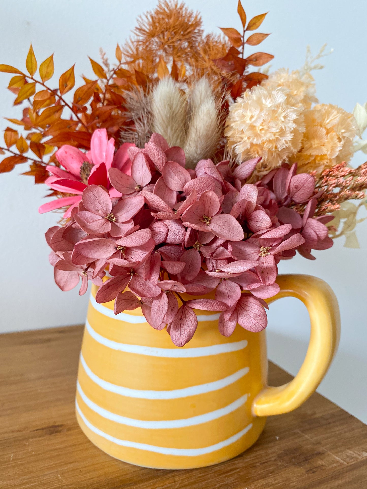 Orange everlasting pot - medium