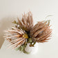 Dried king protea posy - small