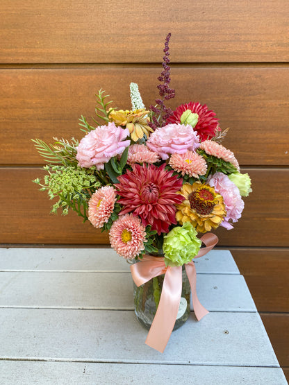 MOTHER'S DAY: Florist's choice posy jar