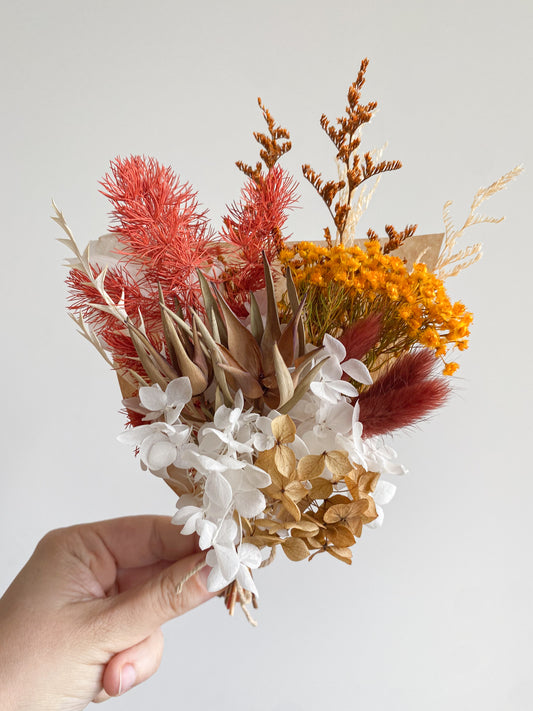 Dried mini posy - native #7