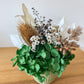 Dried green native pot - small