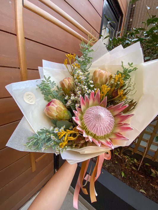 Florists choice arrangement - native