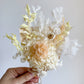 Dried mini posy - yellow