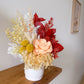 Warm rainbow everlasting pot - medium