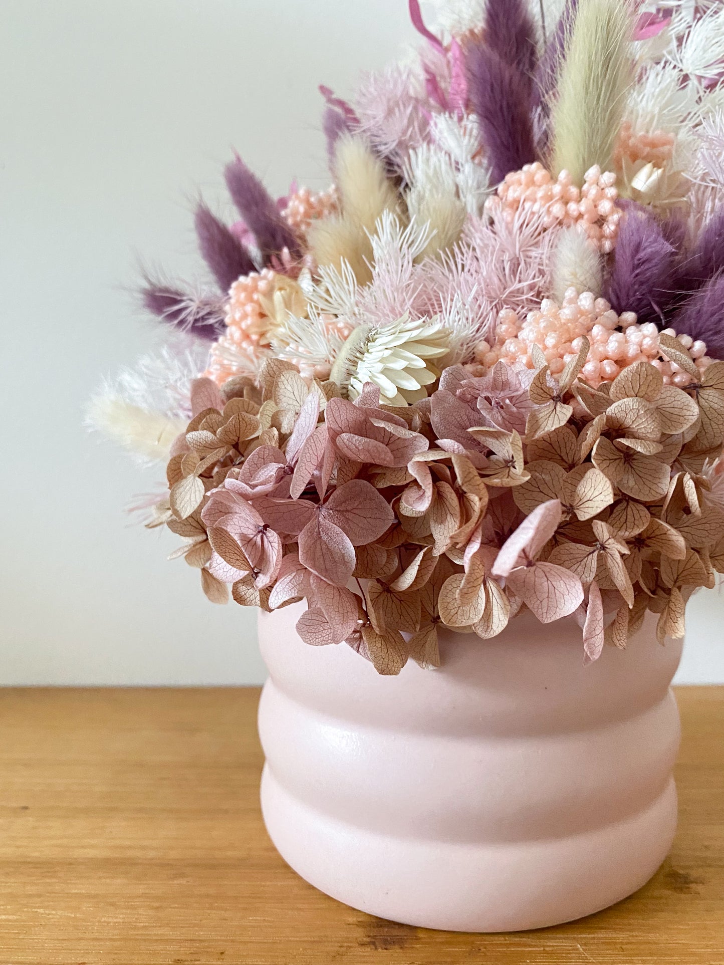 Pink/purple everlasting pot - medium