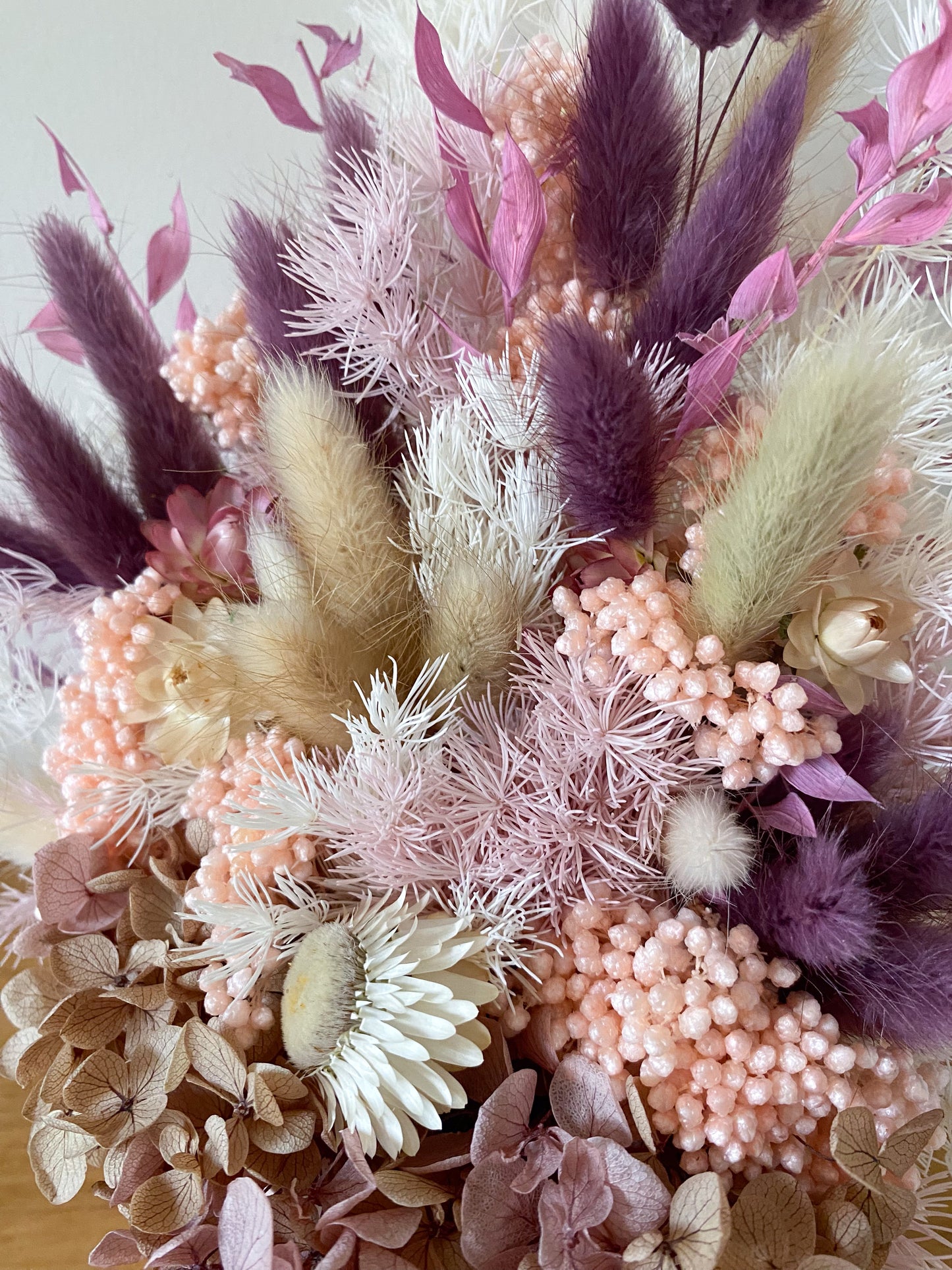 Pink/purple everlasting pot - medium