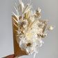 Dried mini posy - cream