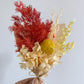 Dried mini posy - warm