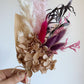Dried mini posy - pink/purple