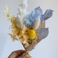 Dried mini posy - baby boy
