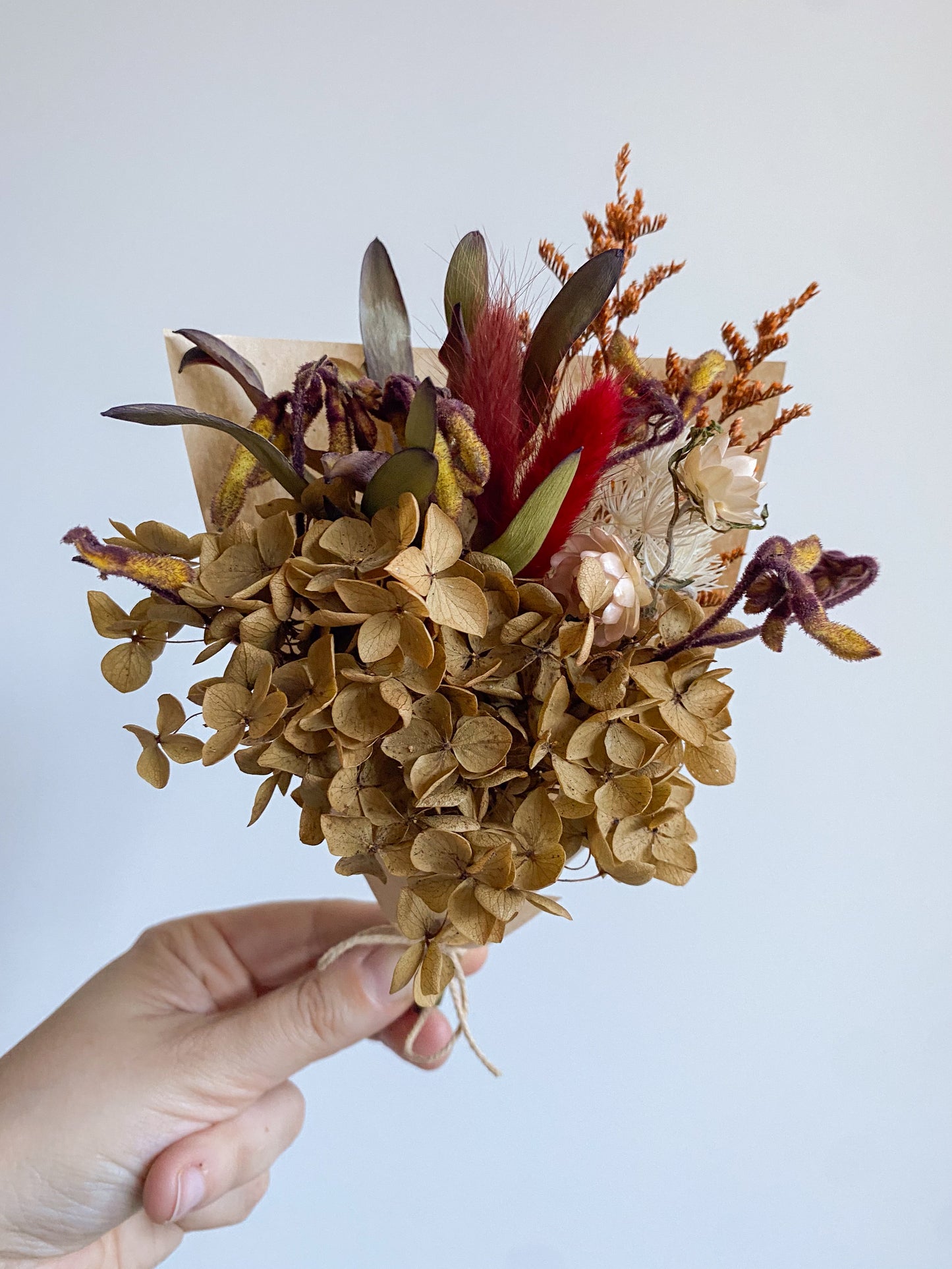 Dried mini posy - native #3