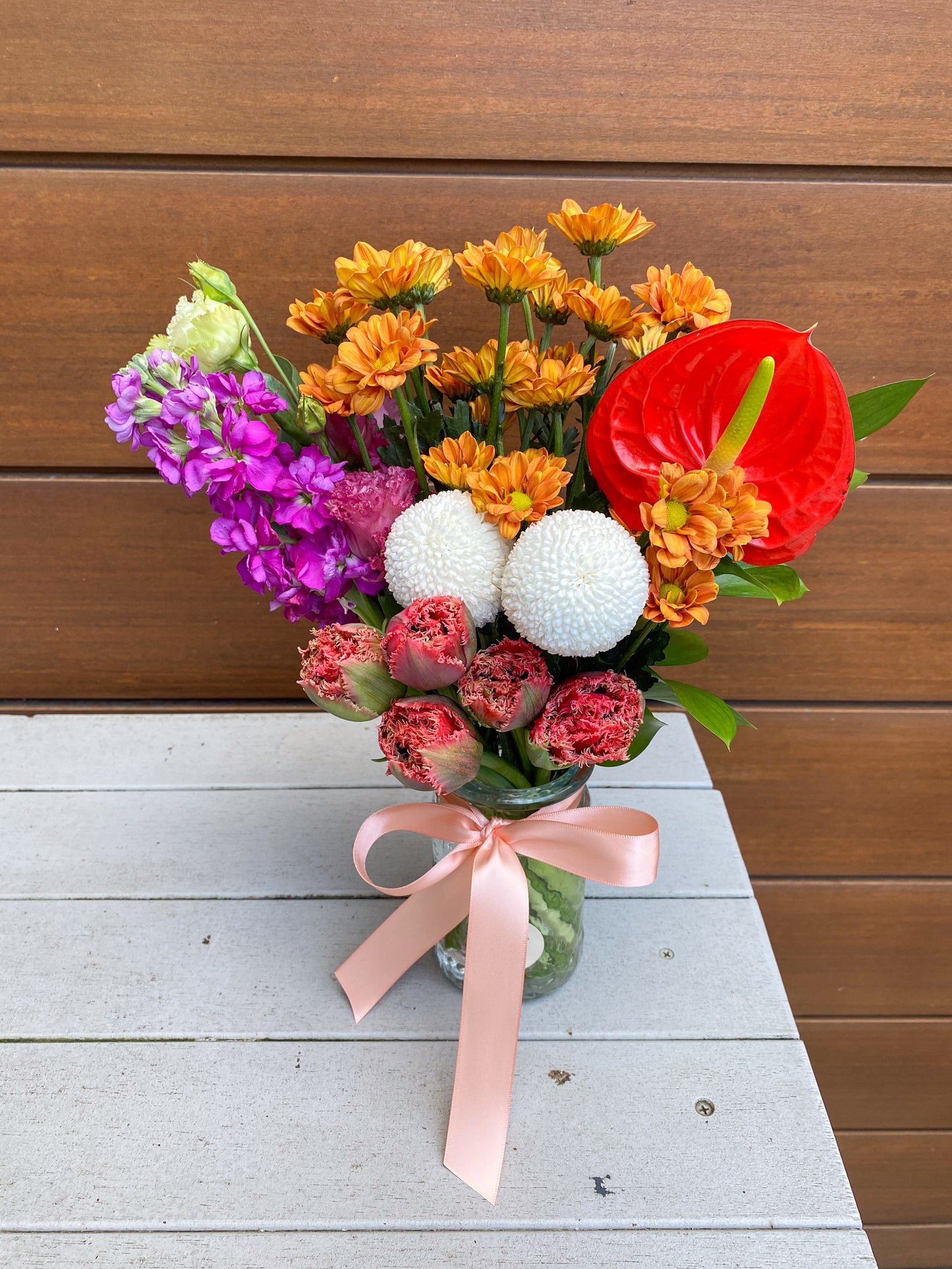 Florist's choice posy jar