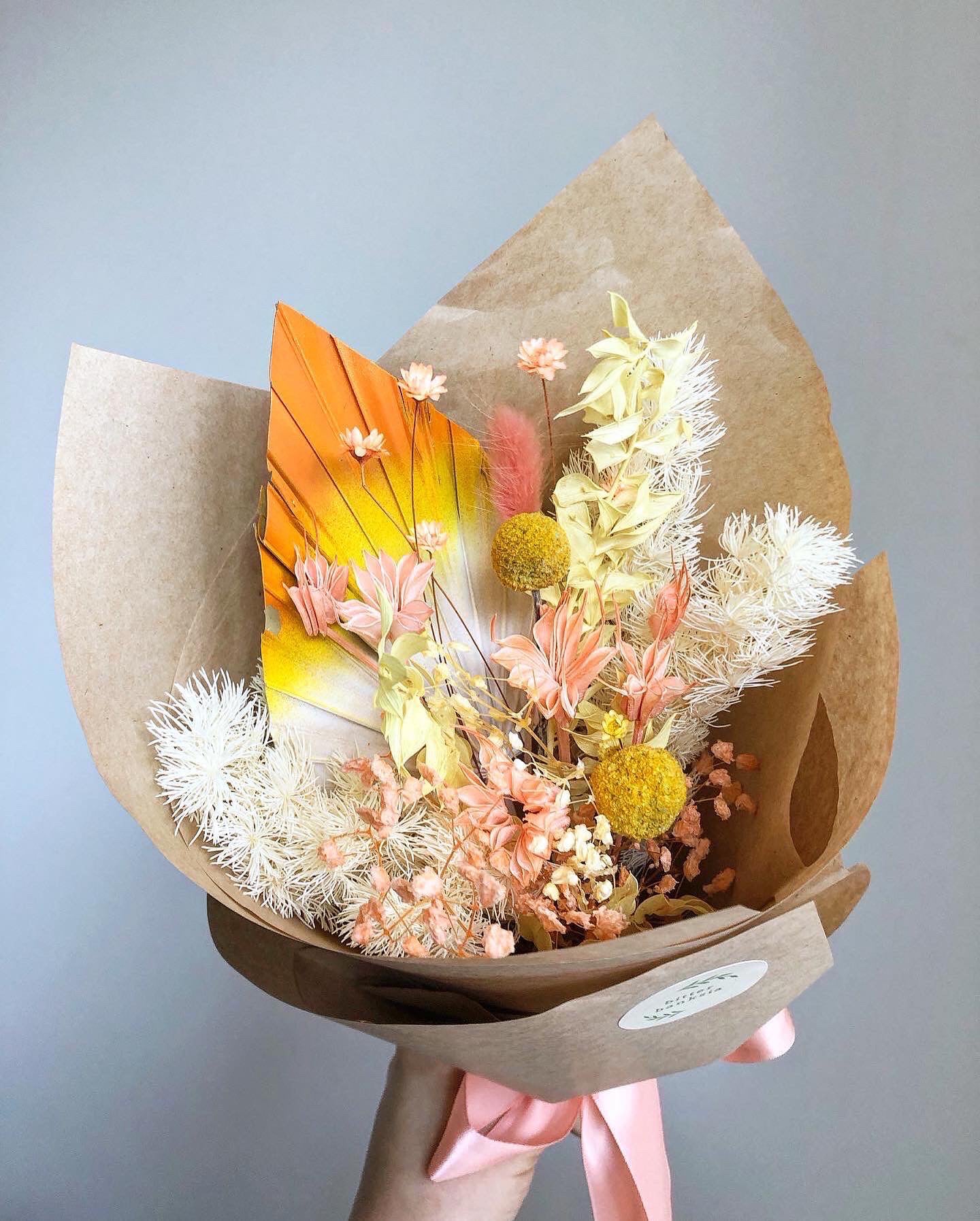 Dried medium/large posy - CUSTOM