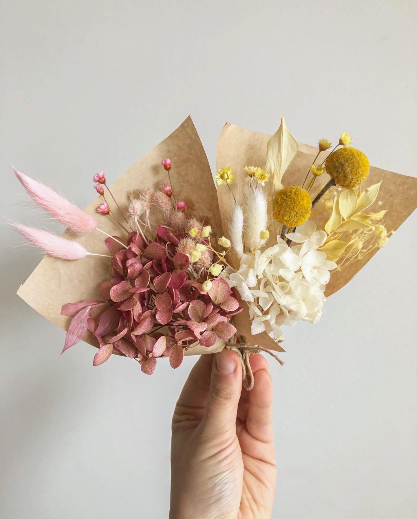 Dried mini posy - CUSTOM