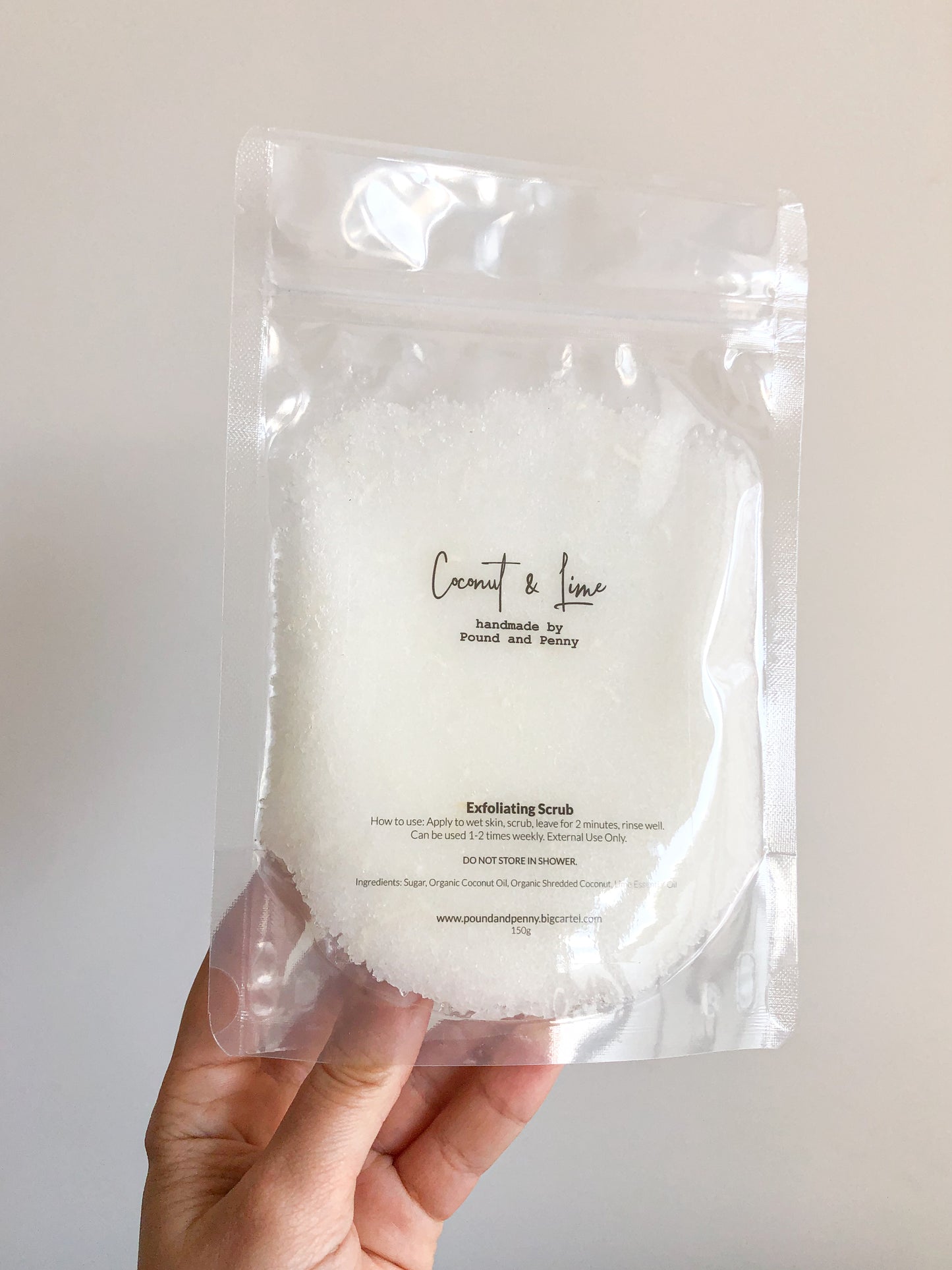 Coconut and Lime Exfoliating Scrub 150g