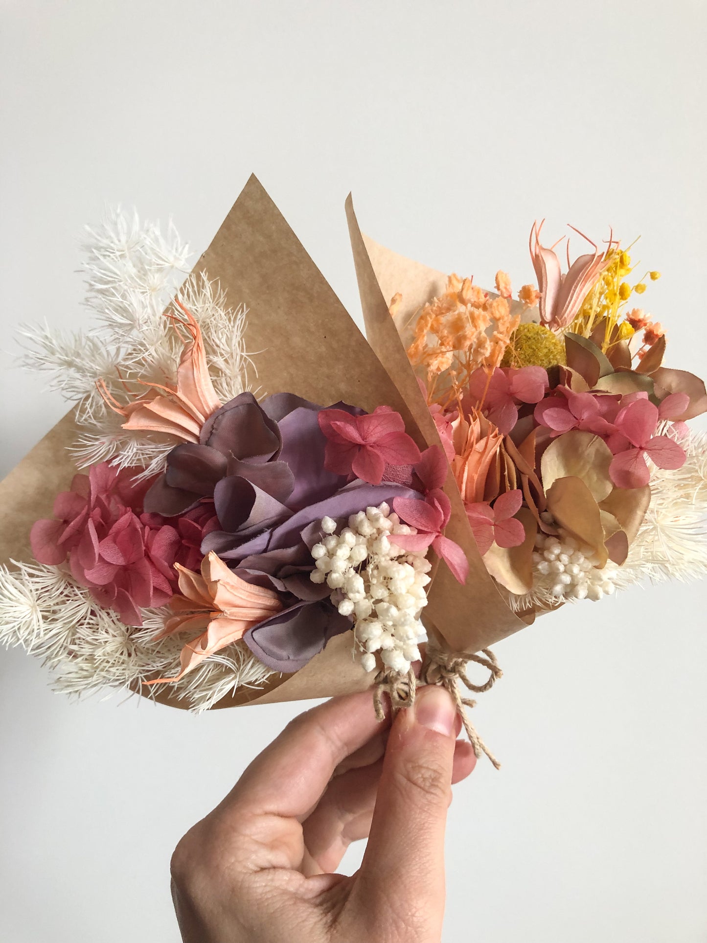 Dried mini posy - CUSTOM